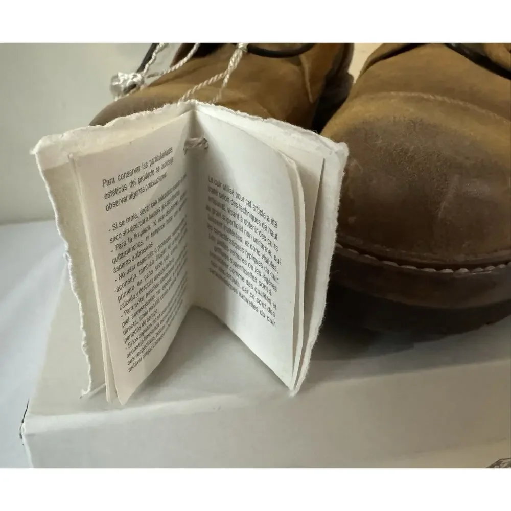 New Brunello Cucinelli Suede Lace Up Cap Toe Combat Boots Size 42EU/9US $1595.00